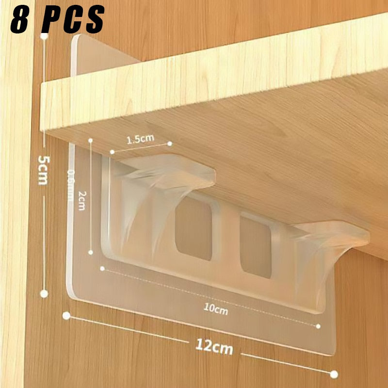 Lisslune | Self-Adhesive Closet Wizard Shelf Support Bracket