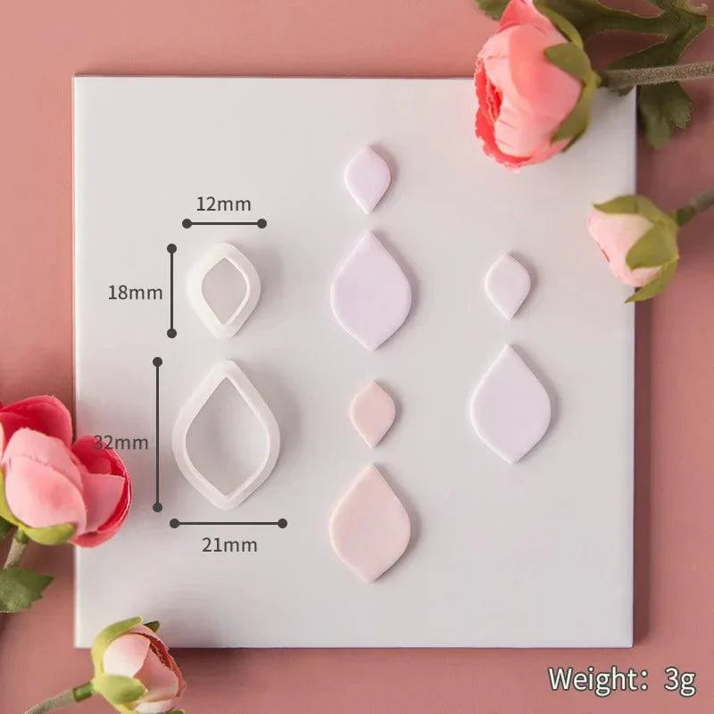 Lisslune | Geometric Elegance Polymer Clay Cutting Tools - Essential for Creative Makers