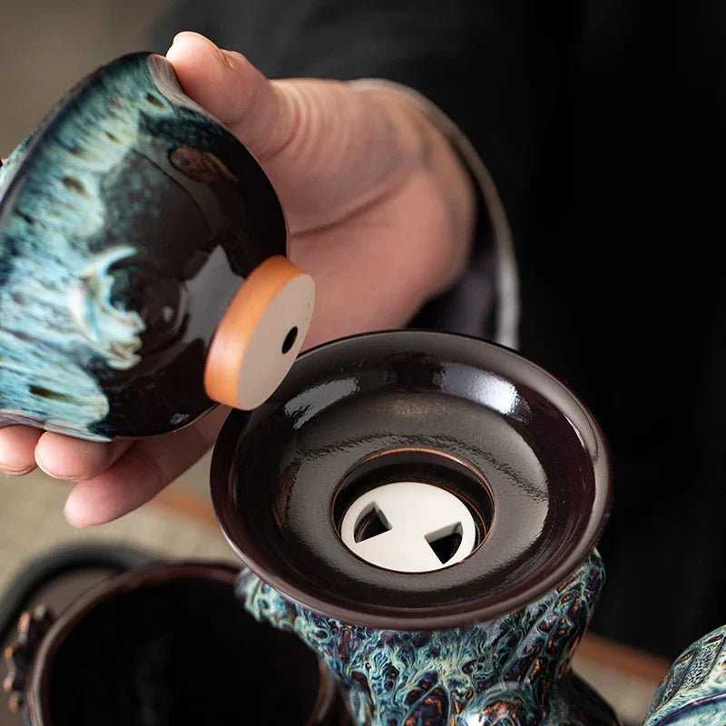 Lisslune | Rotating Handcrafted Tea Ceremony Set