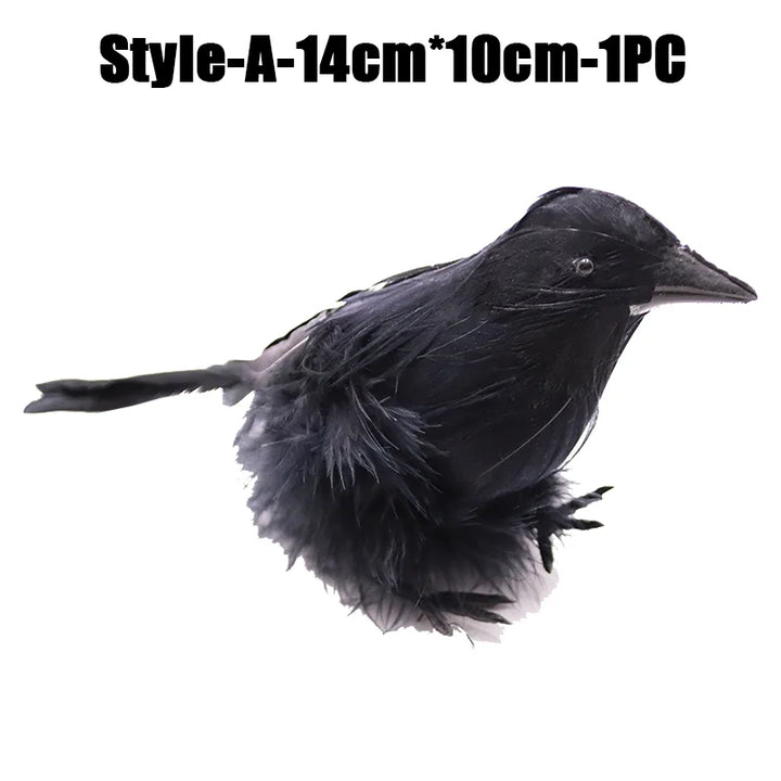 Rynx | Halloween Decoration Simulation Black Crow Raven Bird Repellent Pest Control Pigeon Repellent Garden Decoration Outdoor