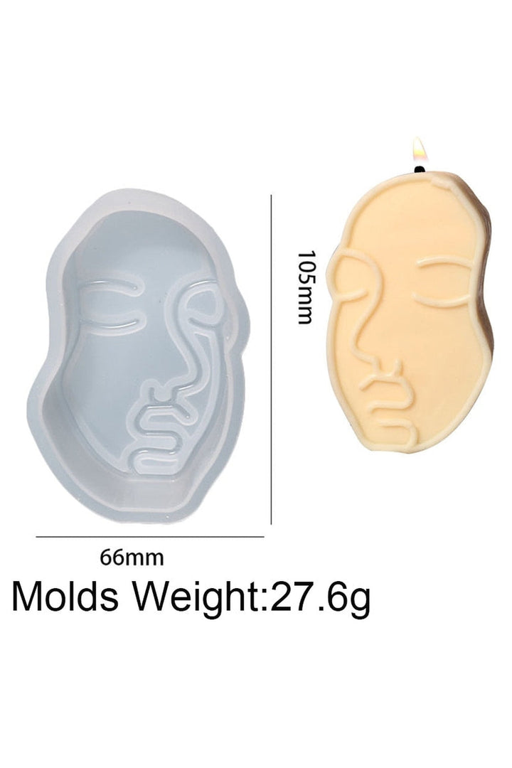 Lisslune | Face Shaped Candle Mold