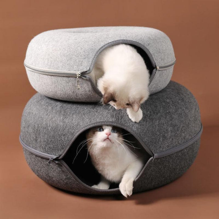Lisslune | Purrfect Play Oasis: Versatile Cat Tunnel Bed with Training Features