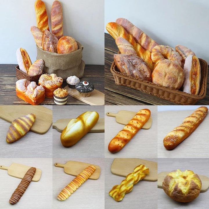 Lisslune | Elegant Artificial French Baguette Home Decoration for Kitchen and Display