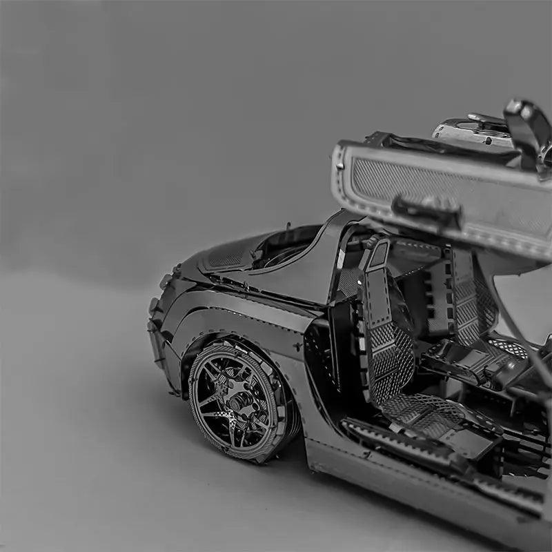Lisslune | Butterfly Wings Metallic Sports Car 3D DIY Model Kit for Creative Builders