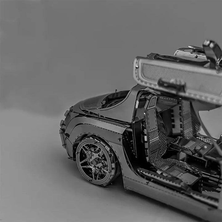 Lisslune | Butterfly Wings Metallic Sports Car 3D DIY Model Kit for Creative Builders