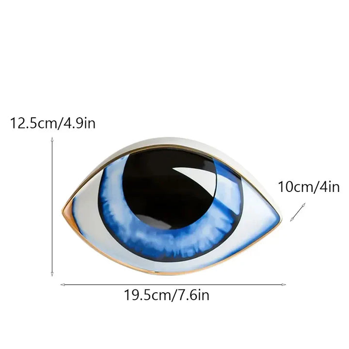 Lisslune | Mystic Eye Sculpture Ceramic Home Decor