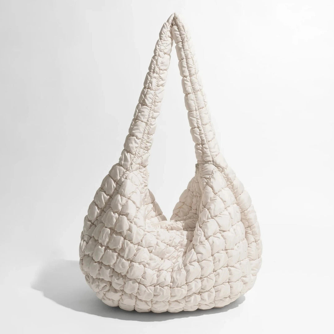 Lisslune | Cross Quilt X-Large Shoulder Bag