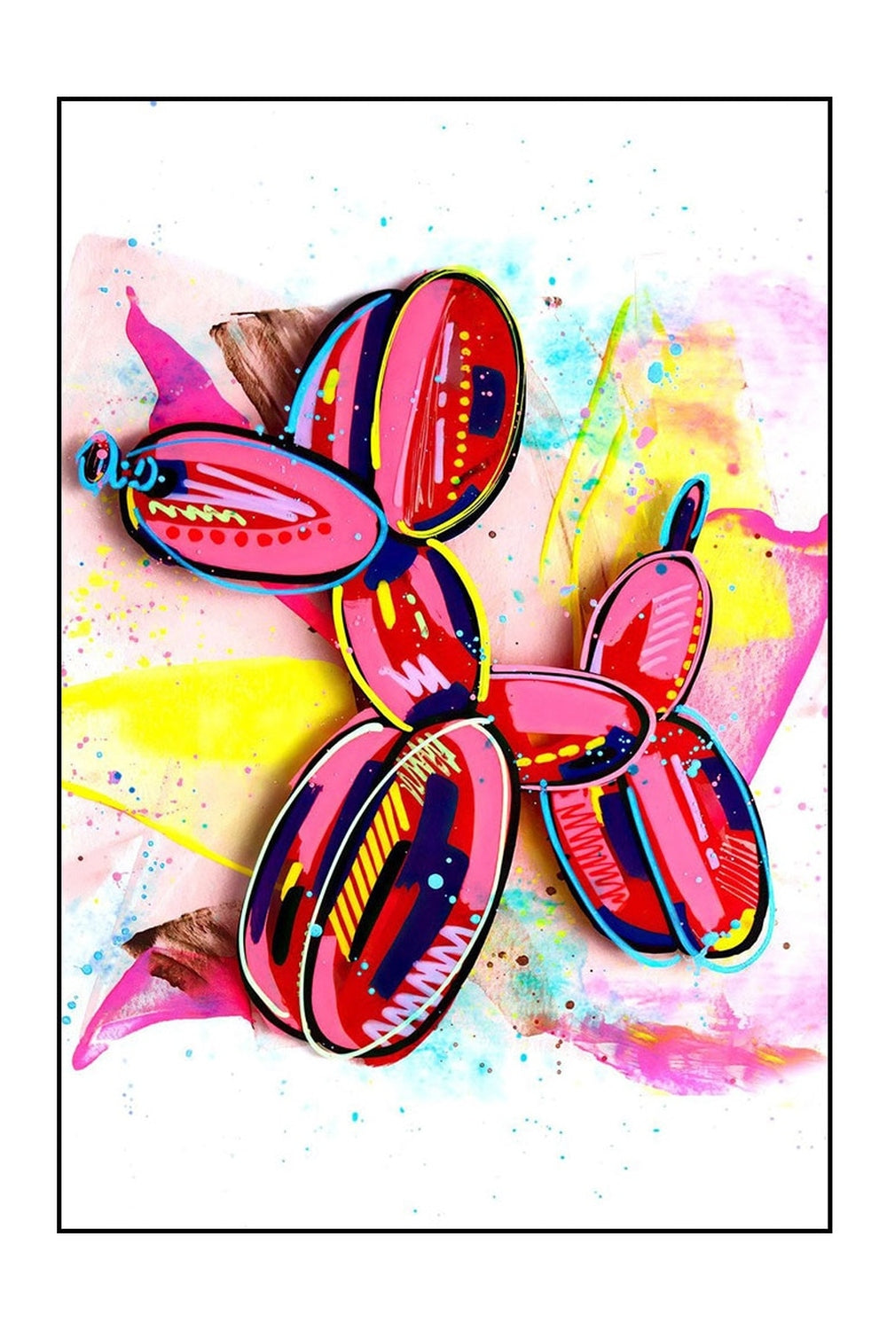Lisslune | matching Graffiti Balloon Poster