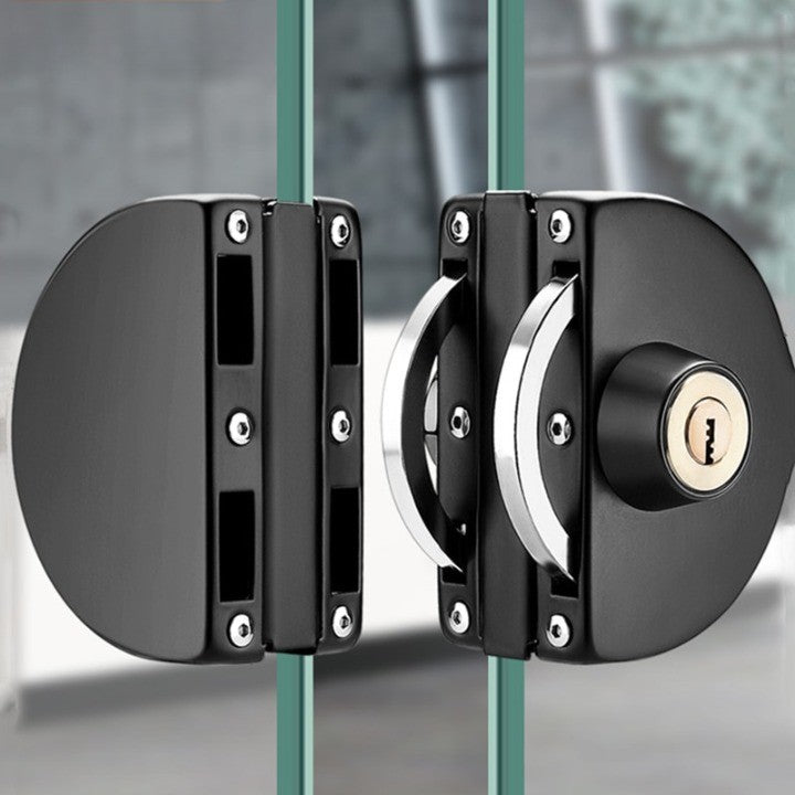 Lisslune | Sliding Door Stainless Steel Safety Glass Door Lock
