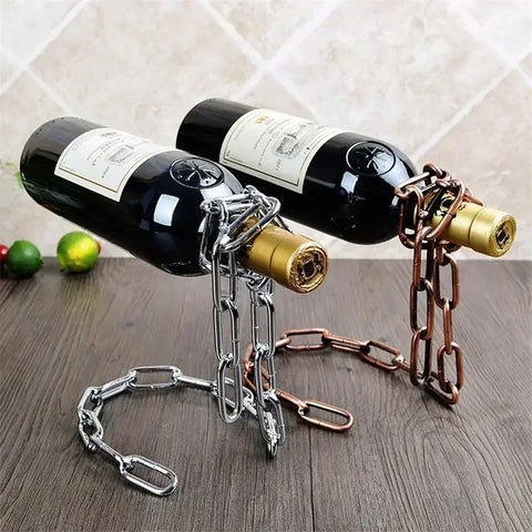 Lisslune | LuxeVibe Elegant Wine Bottle Holder for Stylish Home Decor