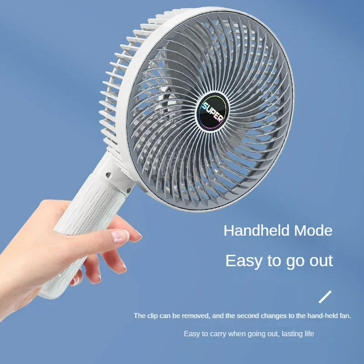 Lisslune | Clip-on Portable Compact USB Rechargeable Cooling Fan
