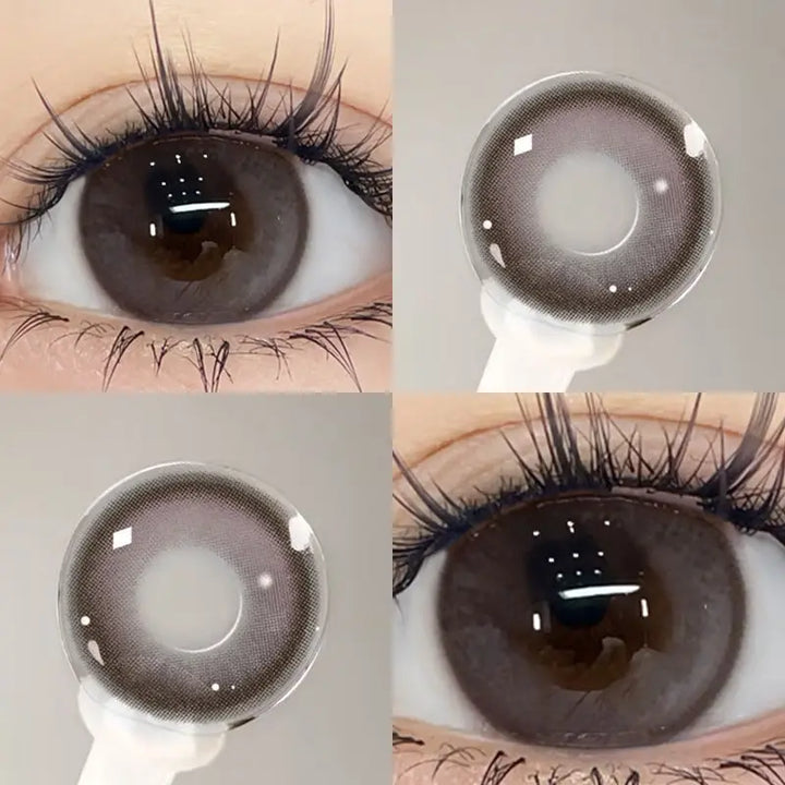 Lisslune | 2 Piece Natural Korea Contact Lenses Myopia Prescription Color Cosmetic Circle Beauty Pupil Makeup Lens New Fast Shipping