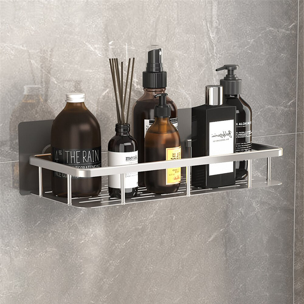Lisslune | Metal Suction Cup Bathroom Shelves
