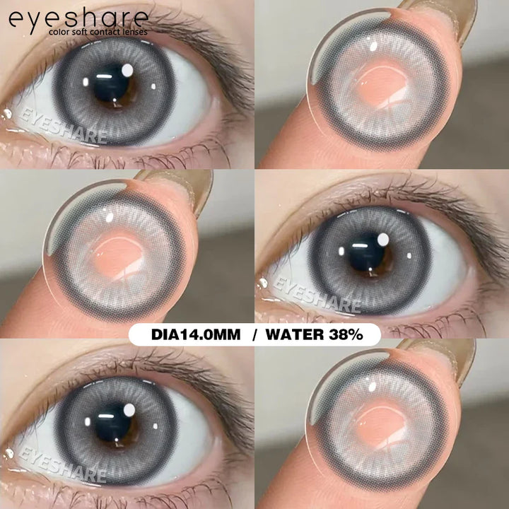 Rynx | 1 Pair Cosplay Colored Contact Lenses Anime Blue Lenses Purple Eyes Halloween Makeup Contacts Annual Pink Beauty Pupils