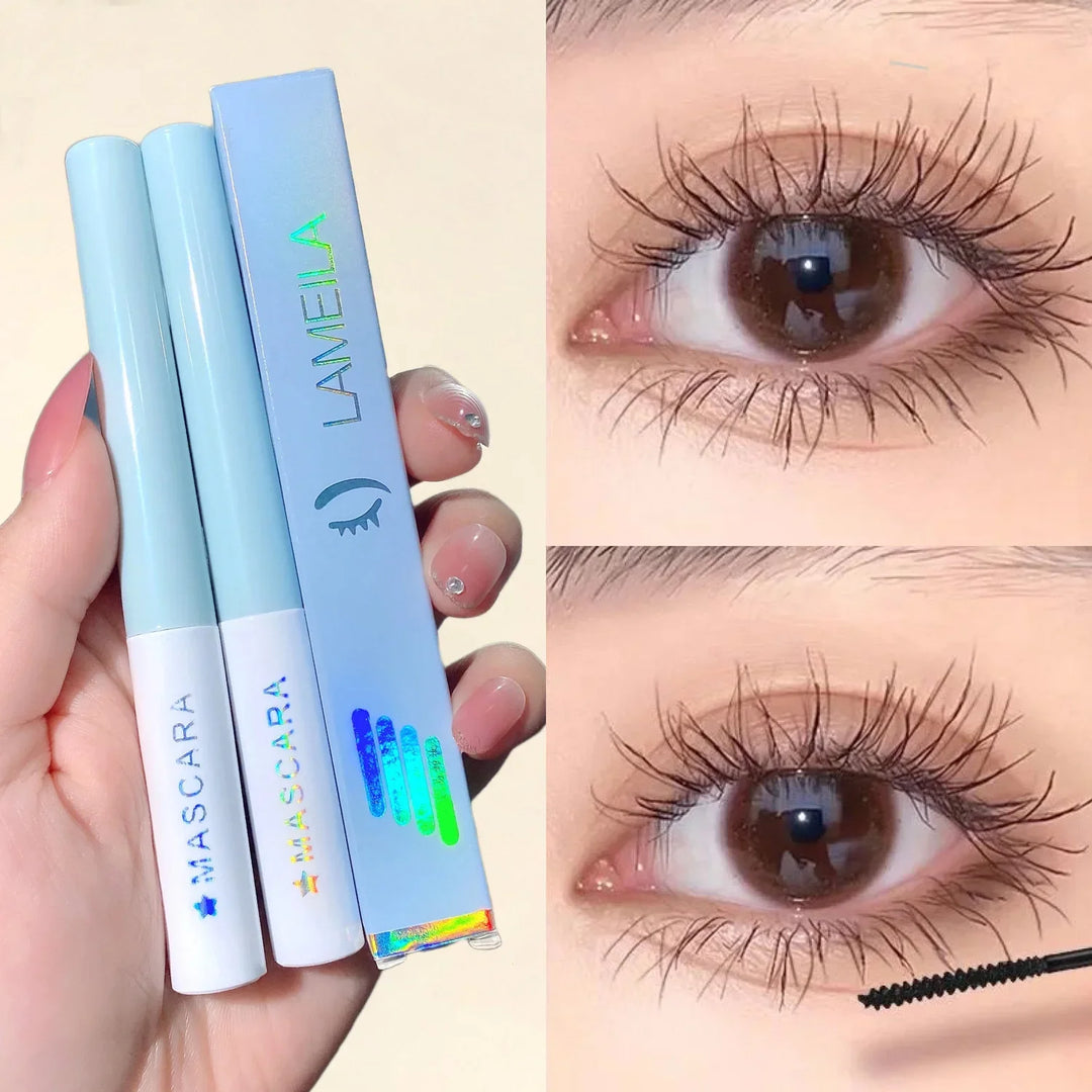 Rynx | Black Head Mascara Ultra-fine Small Brush Lengthening 3D Lashes Eyelash Extension Eye Lashes Long-lasting Black Color Mascara