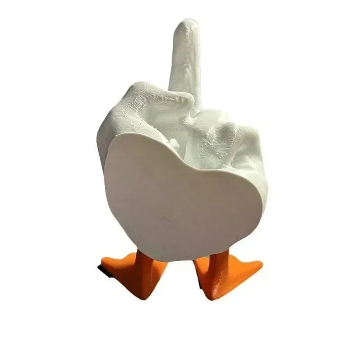 Lisslune | Middle Finger Resin Duck Decor