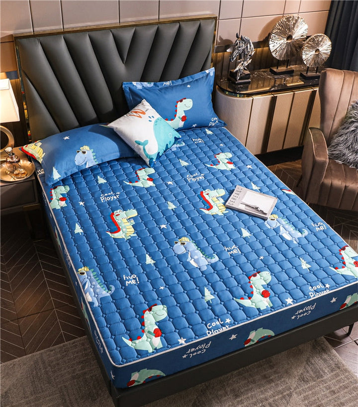 Lisslune | CozyCover padded fitted sheet for luxurious sleep