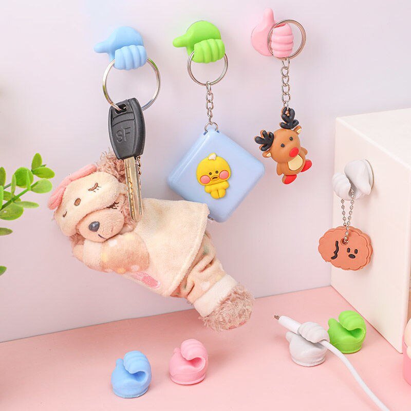 Lisslune |Thumbs Up Cable Holder Grip Self-Adhesive (5 Pieces)