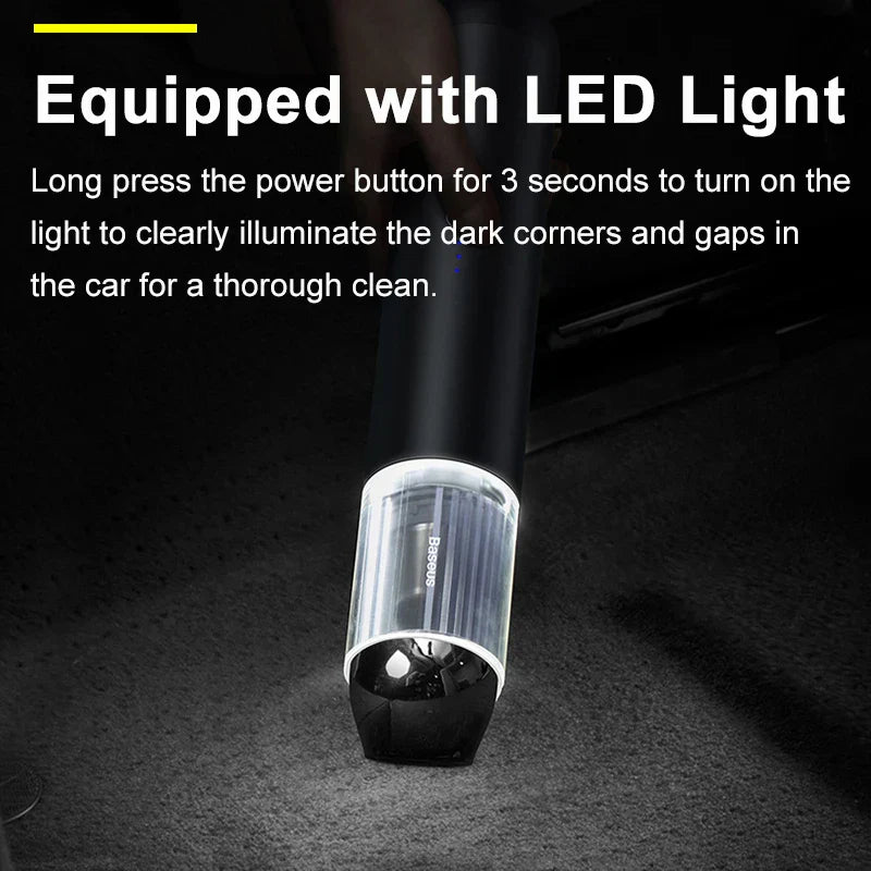 Lisslune | Strong Suction Ultra-Power Wireless Smart Vacuum Cleaner