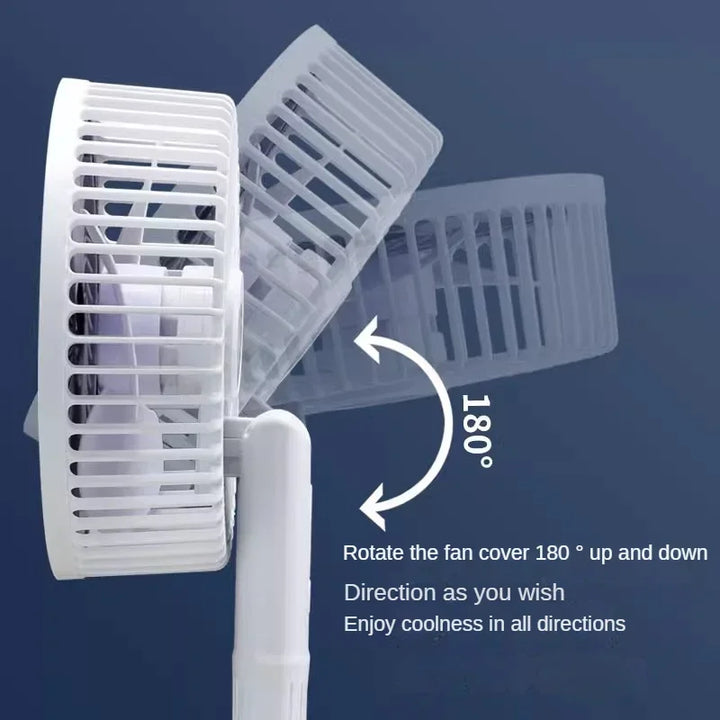 Lisslune | Clip-on Portable Compact USB Rechargeable Cooling Fan