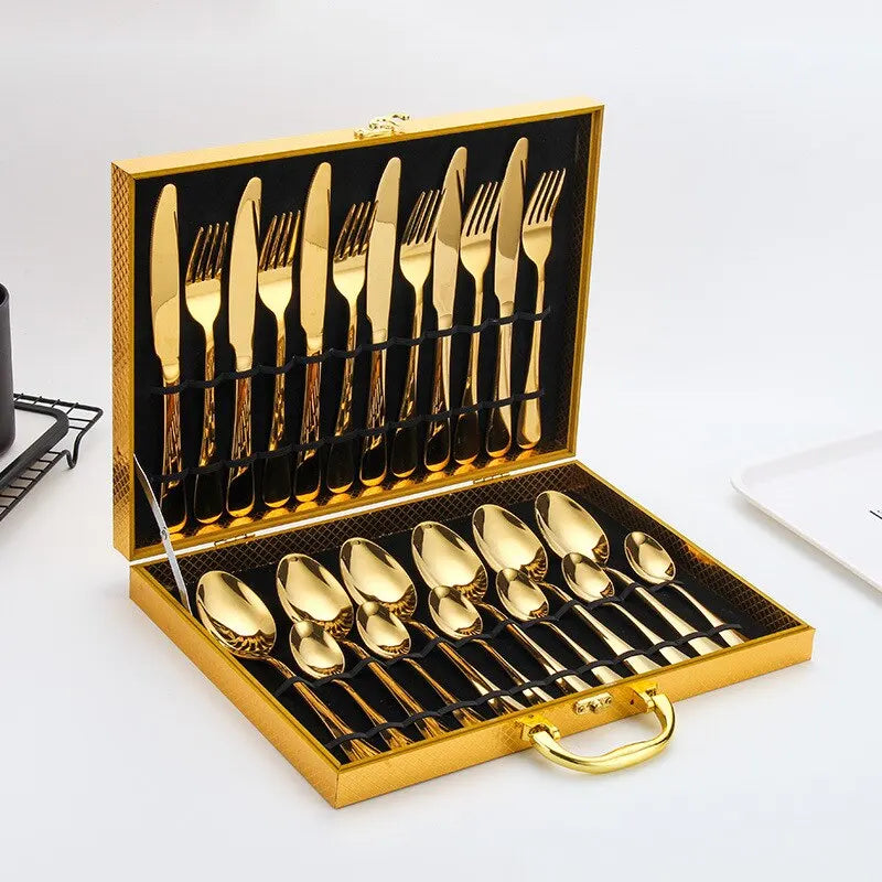 Lisslune | Golden Cutlery Set