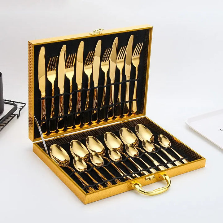 Lisslune | Golden Cutlery Set