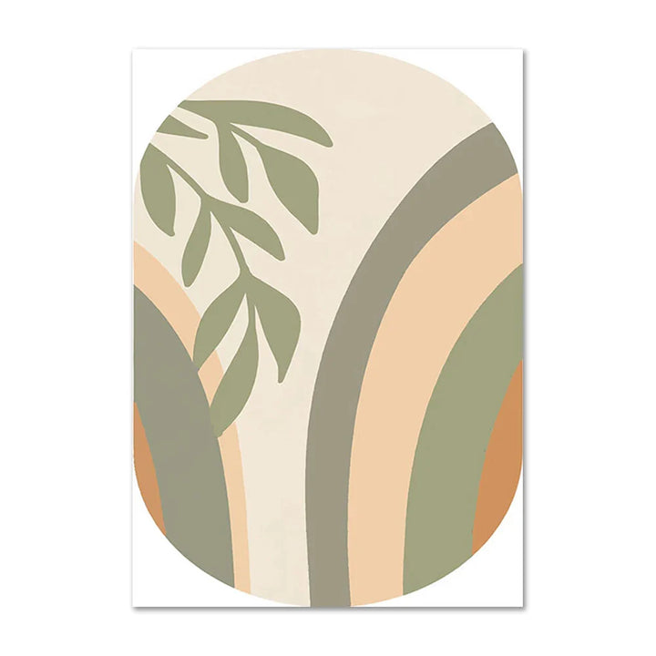 Lisslune | Monstera leaf canvas poster