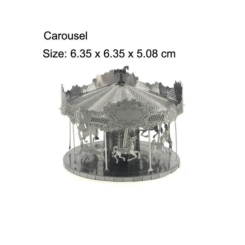 Lisslune | Global Landmark 3D Metal Puzzle Set: Construct and Explore Iconic Structures
