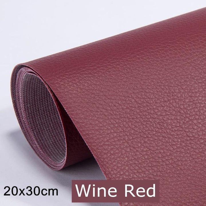 Lisslune | Jumbo XL Luxe Litchi Leather Repair Stickers - Stylish Solutions for Elegant Furniture Repairs
