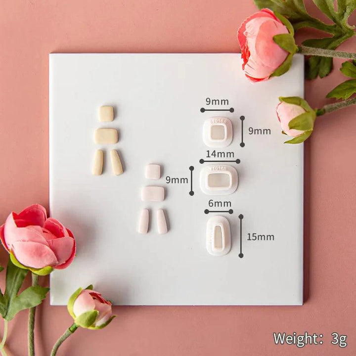 Lisslune | Flower and geometric polymer clay cutters for unique earrings and jewelry creations
