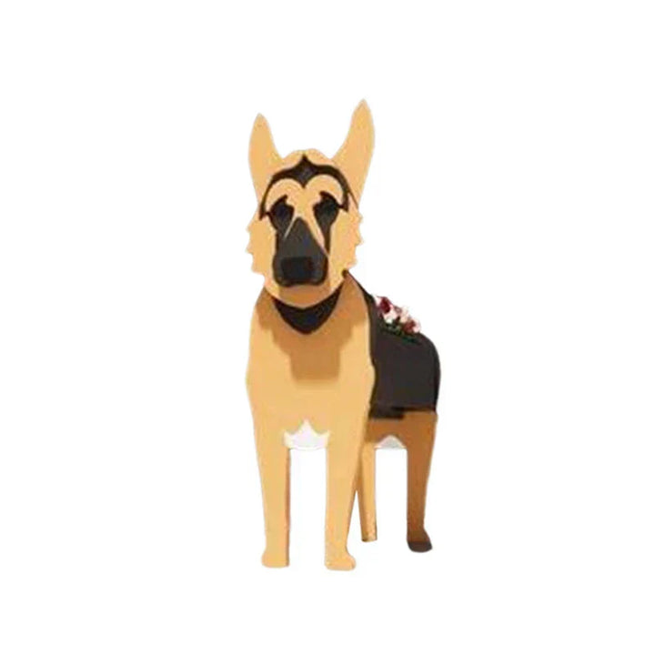 Lisslune | Flower Pot - Pawsome - Dog Plant Container - Various Breeds