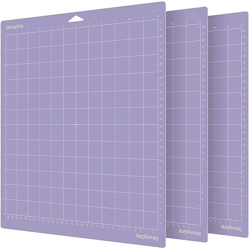 Lisslune | Vibrant Precision Cutting Mat Set for Cricut & Cameo 4 - Engraving Base Plates