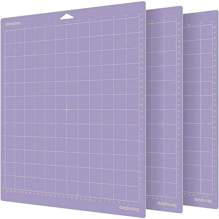 Lisslune | Vibrant Precision Cutting Mat Set for Cricut & Cameo 4 - Engraving Base Plates