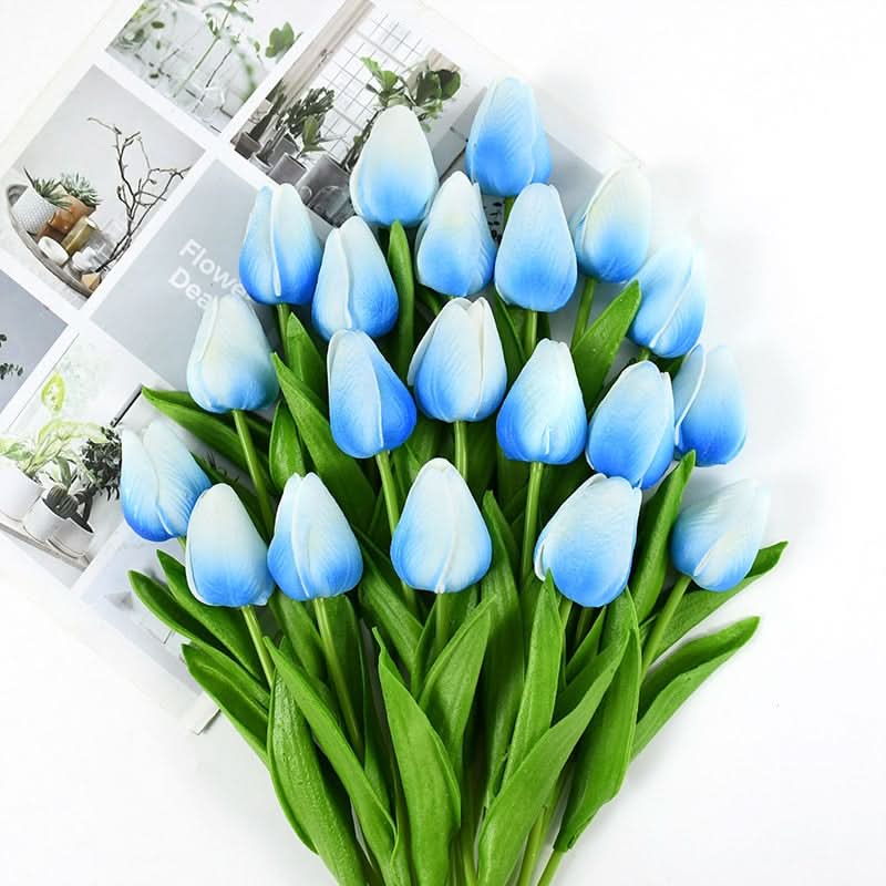 Lisslune | Artificial Tulip Bouquet with Realistic Lifelike Flowers