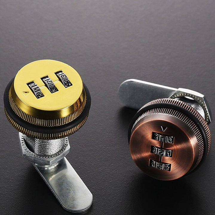 Lisslune | 3-Digit Mechanical Password Cabinet Lock