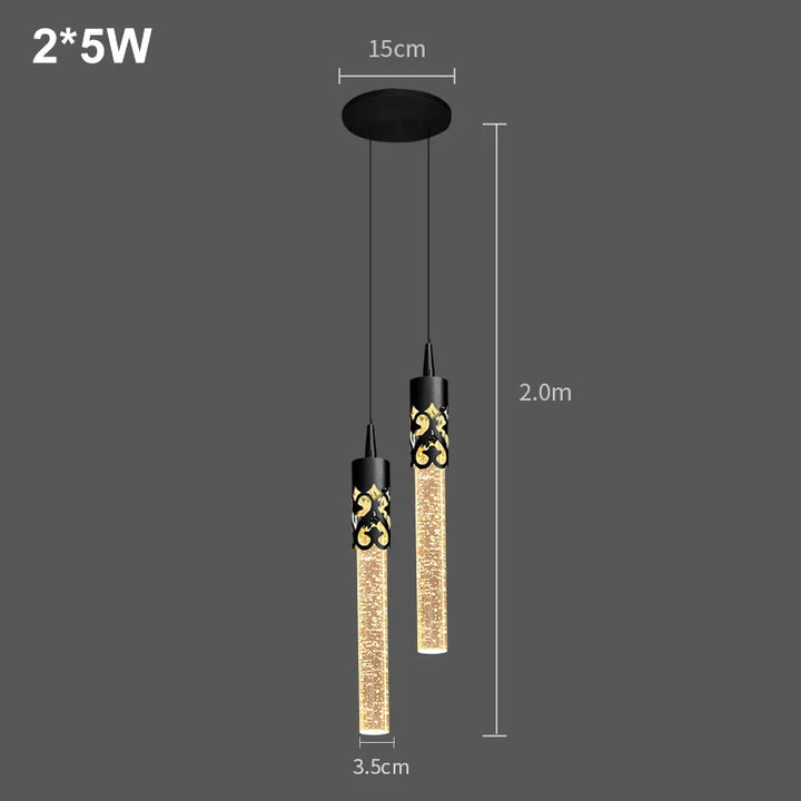 Lisslune | Chandelier with crystal pendants