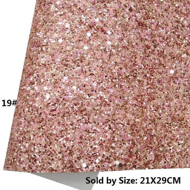 Lisslune | Shiny Pink Tiger & Snake Synthetic Leather DIY Craft Kit