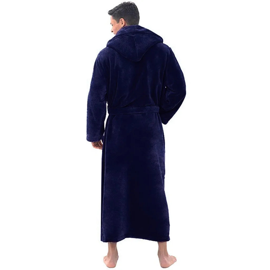 Lisslune | HoodedChill – Cozy Bathrobe for Men