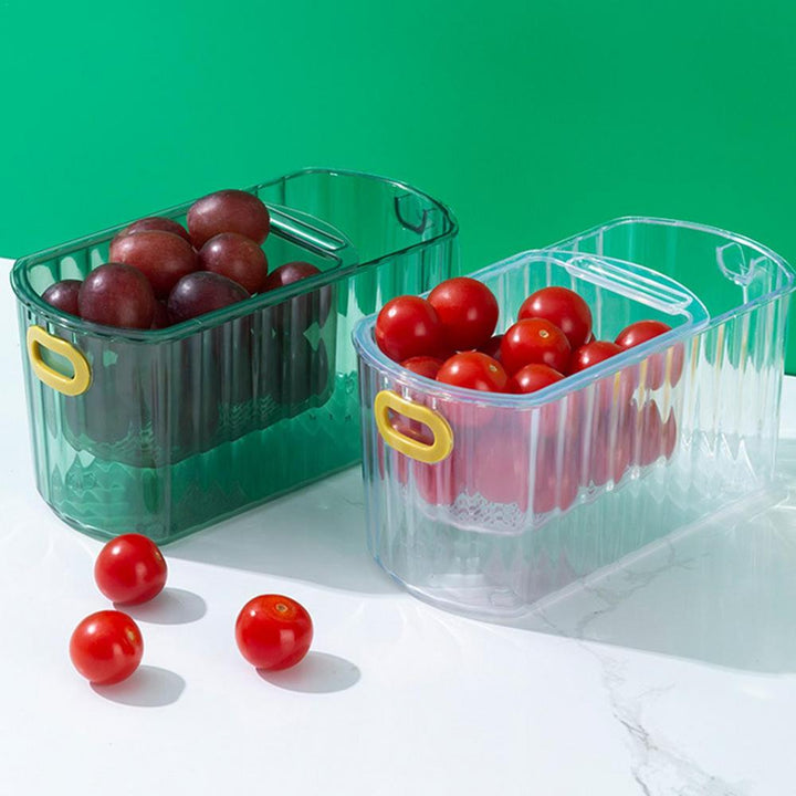 Lisslune | Clear Stack Transparent Double-Layer Basket