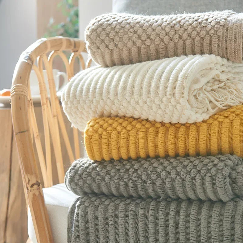 Lisslune | Nordic Style Dick Knitted Blanket