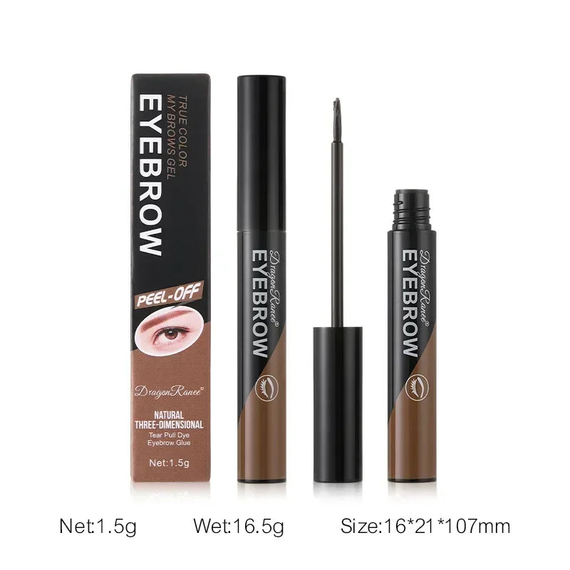 Rynx | Eyebrow Gel Makeup Tear-resistant Waterproof Long-lasting Semi-permanent Tattoo Color DIY Natural Eyebrow Gel Tattoo Tint Cosmetics 4 Colors