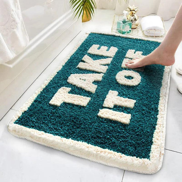 Lisslune | Stylish Tufted Letter Pattern Carpet for Elegant Home Decoration Improvement