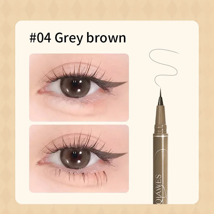 Rynx | Ultra-fine head liquid eyeliner pen sweat-proof long-lasting lying silk worm pen matte black eyeliner under eyelashes makeup cosmetics