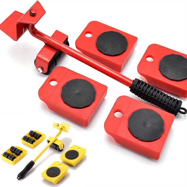 Rynx | Furniture Transport Tool Set Heavy Moving Rollers with Bar Furniture Lifter with Wheel Professional Moving Tool