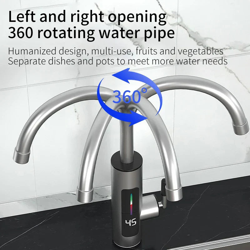Lisslune | Aqualis Electric Kitchen Tap – Instant Hot Water in Seconds