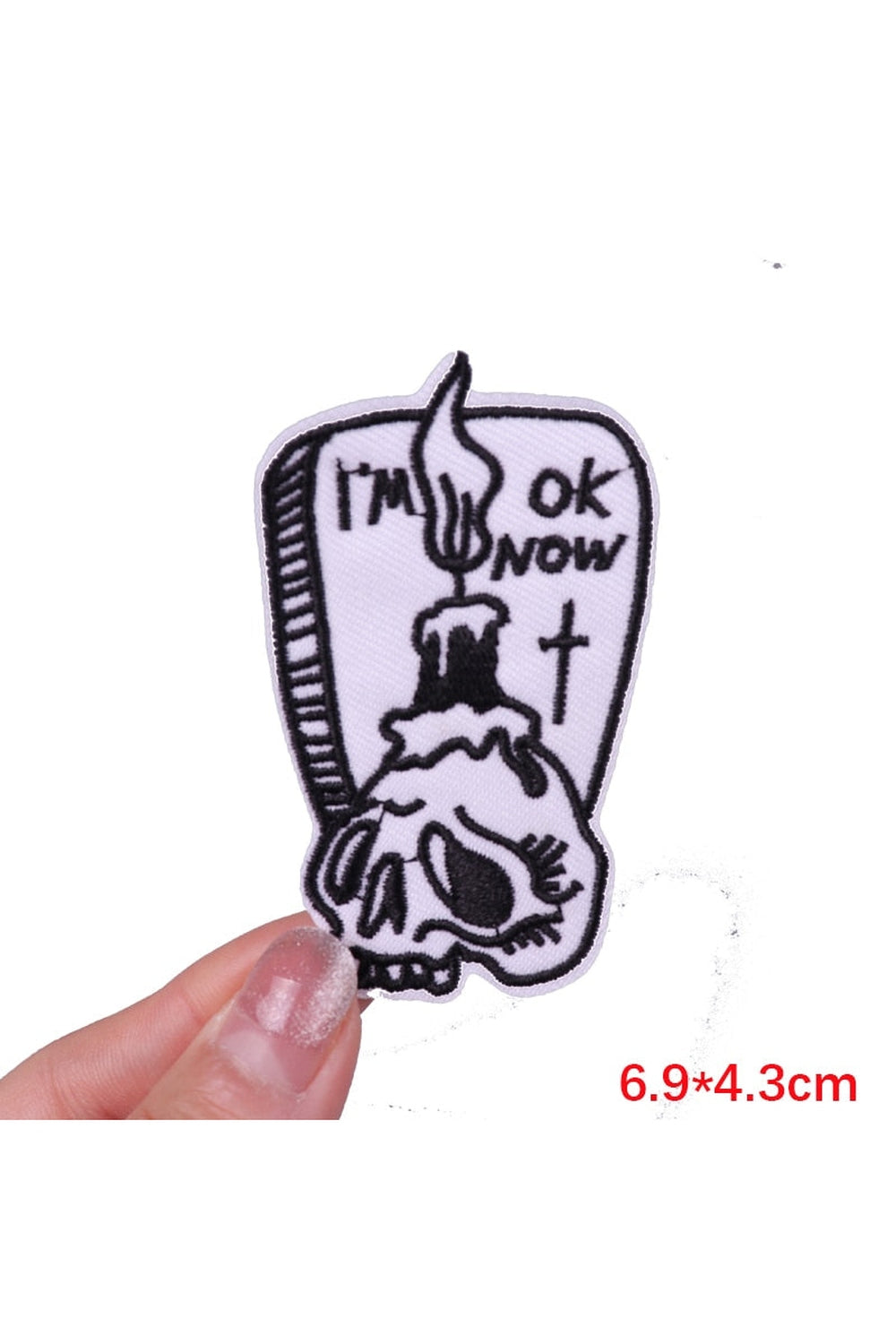 Lisslune | Ghost Style Embroidered Patch