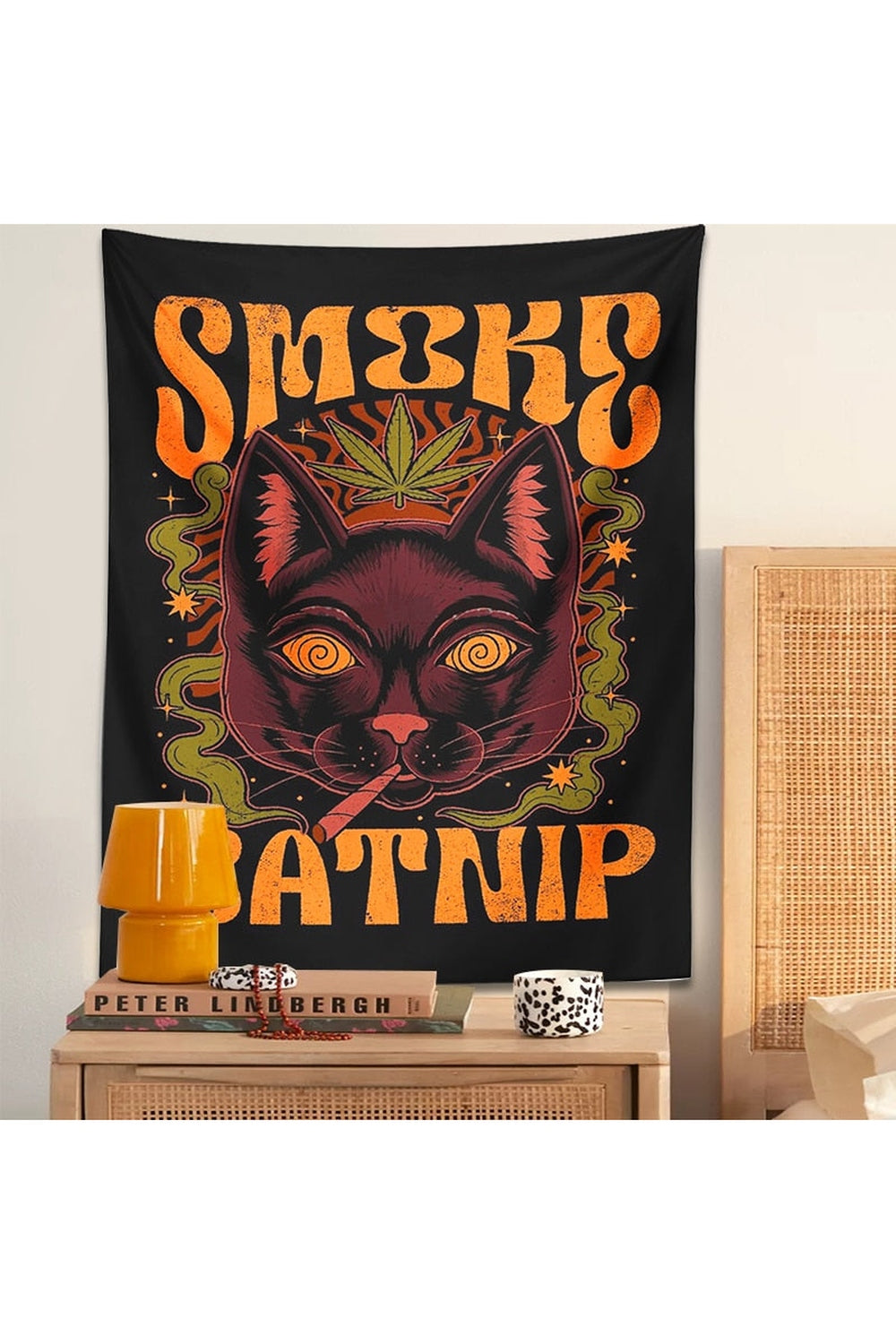 Lisslune | Catnip Psychedelic Tapestry