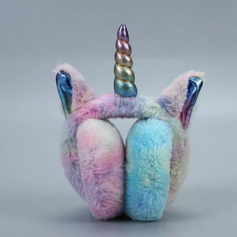 Lisslune | Kids Unicorn Plush Ear Warmers