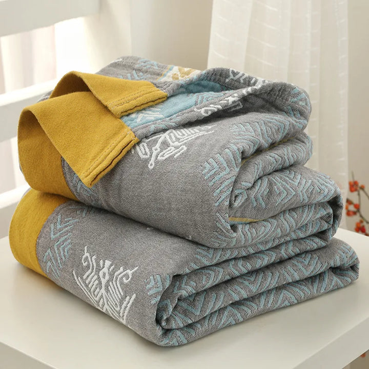 Rynx | Textile City 5-layer yarn cotton towel thread blanket double blanket bedspread gauze cover air conditioning quilt for summer 200x230