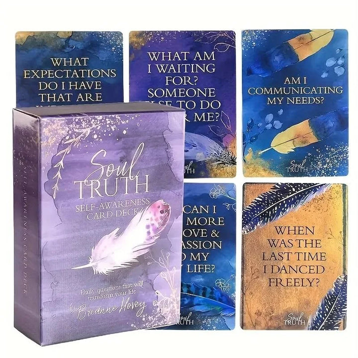 Rynx | 1 Box Soul Truth Self-Confidence Tarot Cards for Family Holiday Party Gifts Playing Board Games Cards Tarot Pack